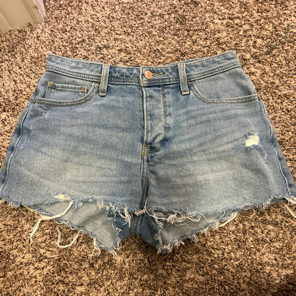 hollister denim shorts